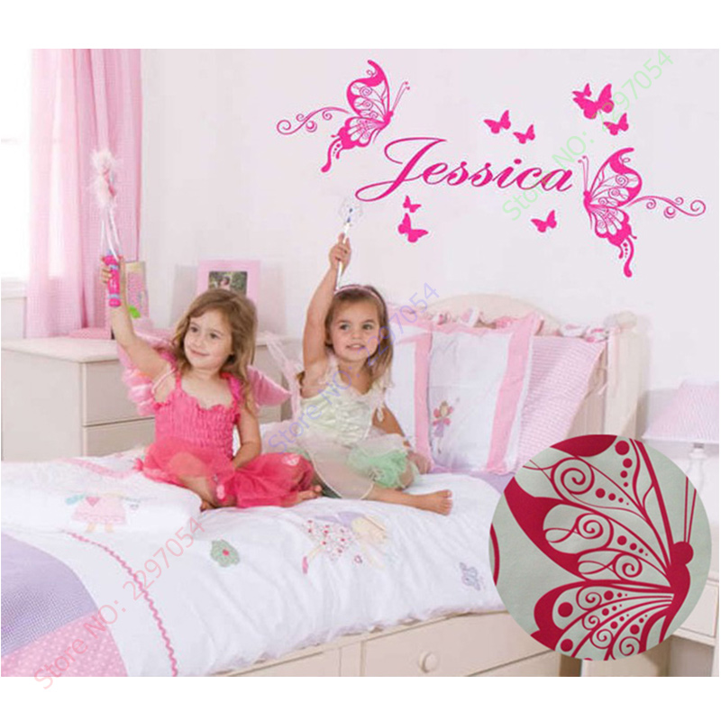 Nowe motyle spersonalizowana n – Baby Girl Nursery Quotes recenzja i cena