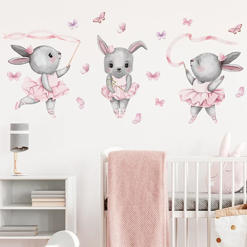 Ręcznie malowany balet Królik  – Baby Girl Nursery Quotes recenzja i cena