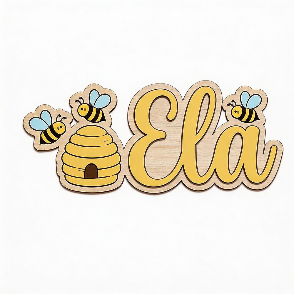 Spersonalizowany, uroczy drewn – Baby Nursery Decor Girl recenzja i cena