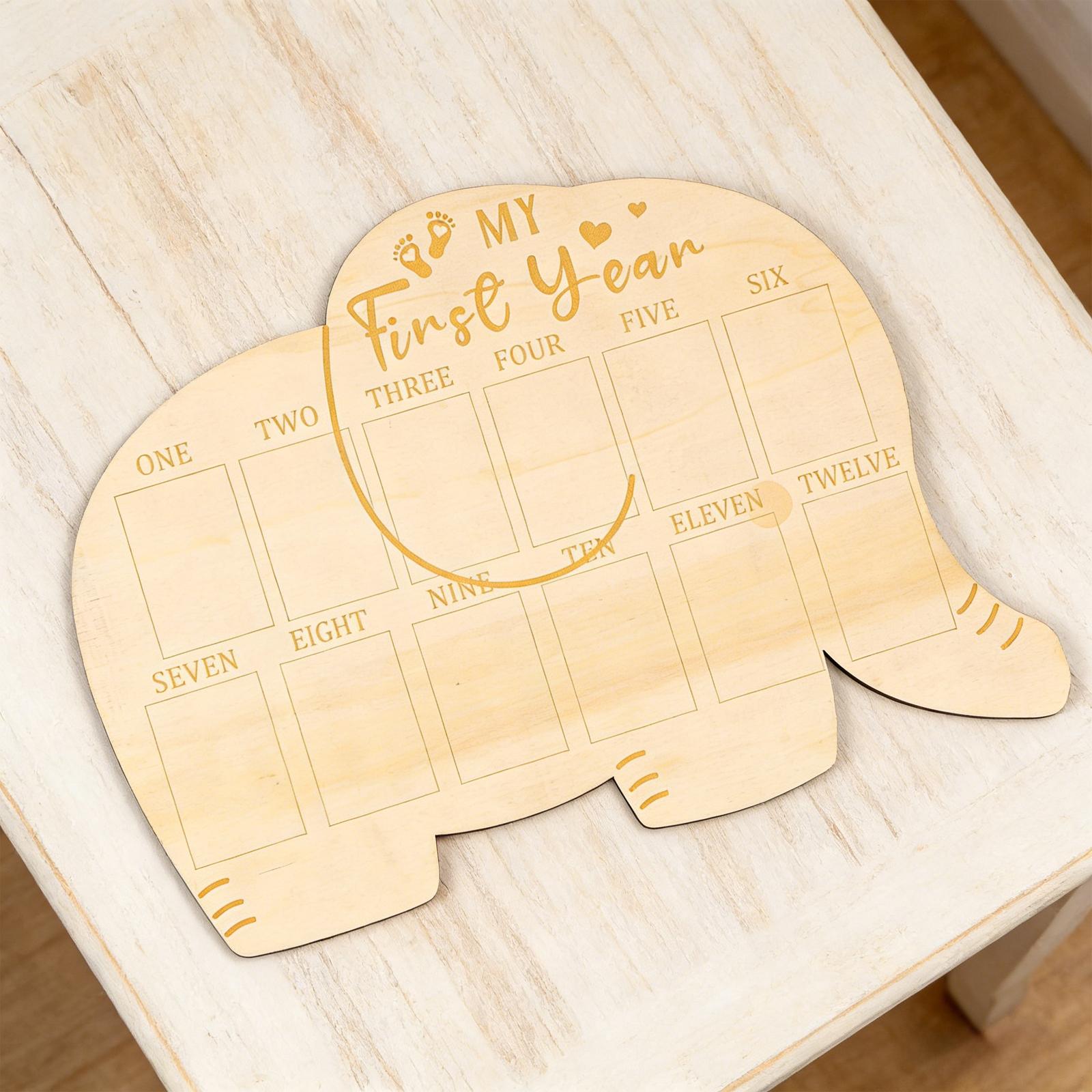 Drewniana tablica do kolażu zd – Baby Nursery Frames recenzja i cena